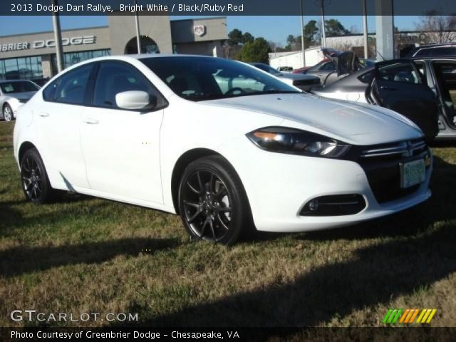 2013 Dodge Dart Rallye in Bright White