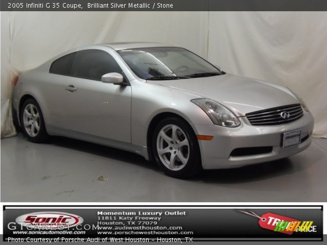 2005 Infiniti G 35 Coupe in Brilliant Silver Metallic
