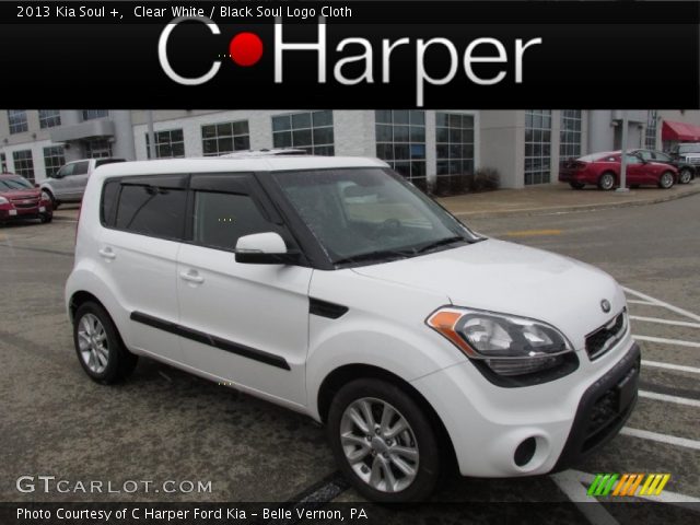 2013 Kia Soul + in Clear White