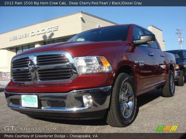 2013 Ram 1500 Big Horn Crew Cab in Deep Cherry Red Pearl