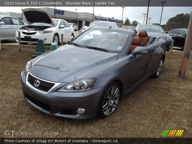2012 Lexus IS 350 C Convertible in Obsidian Black