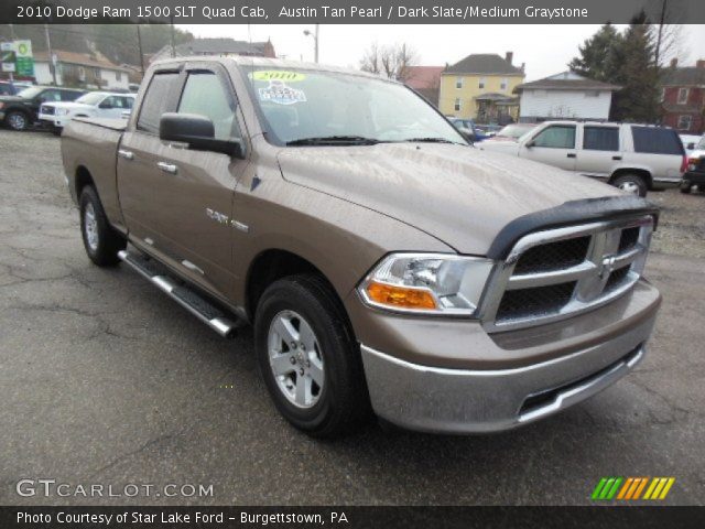 2010 Dodge Ram 1500 SLT Quad Cab in Austin Tan Pearl