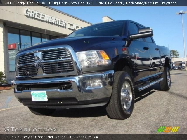 2012 Dodge Ram 2500 HD Big Horn Crew Cab 4x4 in True Blue Pearl