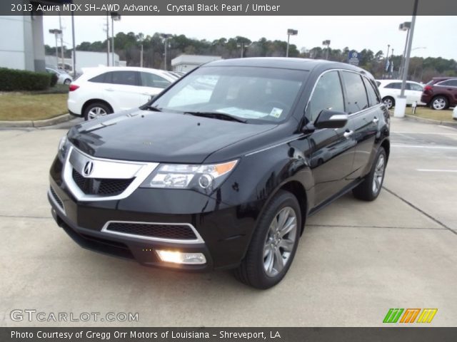 2013 Acura MDX SH-AWD Advance in Crystal Black Pearl