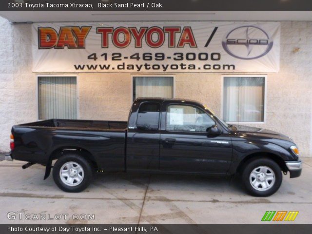 2003 Toyota Tacoma Xtracab in Black Sand Pearl