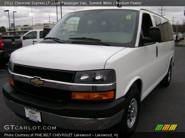 2012 Chevrolet Express LT 2500 Passenger Van in Summit White