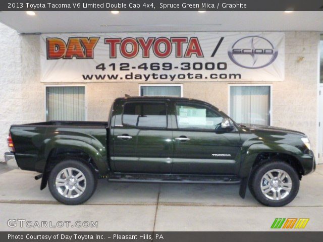 2013 Toyota Tacoma V6 Limited Double Cab 4x4 in Spruce Green Mica