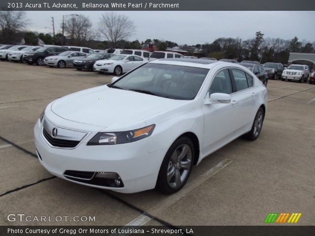 2013 Acura TL Advance in Bellanova White Pearl