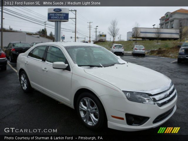 2012 Ford Fusion SE in White Suede