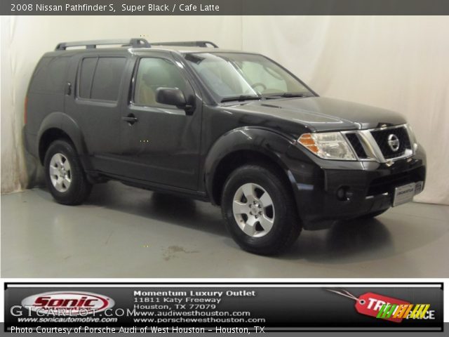 2008 Nissan Pathfinder S in Super Black