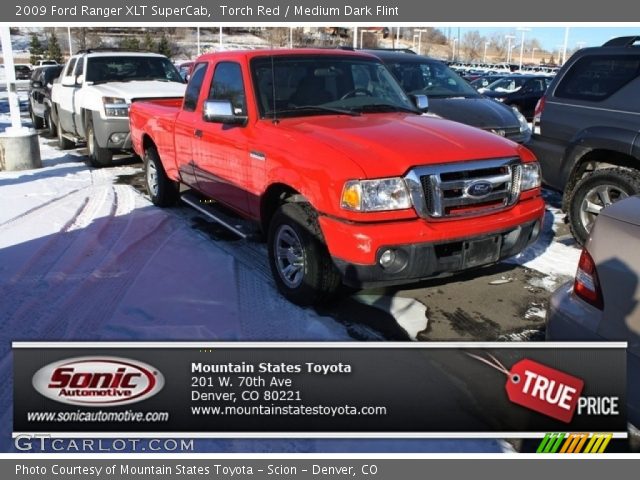 2009 Ford Ranger XLT SuperCab in Torch Red