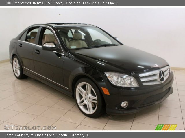 2008 Mercedes-Benz C 350 Sport in Obsidian Black Metallic