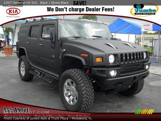 2007 Hummer H2 SUV in Black