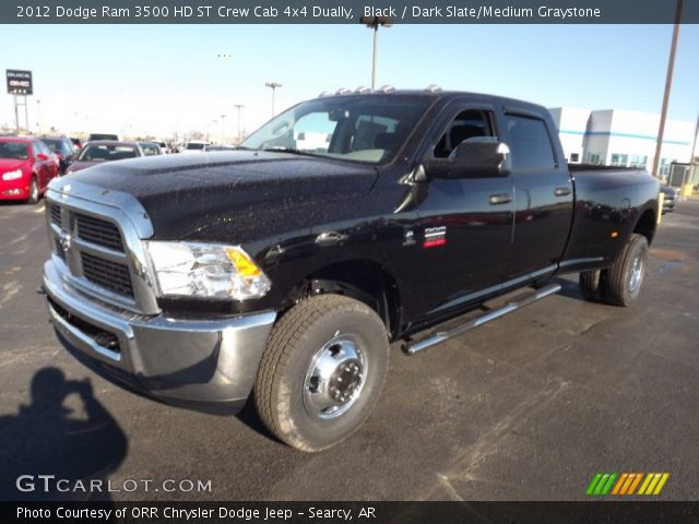 2012 Dodge Ram 3500 HD ST Crew Cab 4x4 Dually in Black