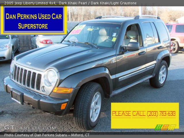 2005 Jeep Liberty Limited 4x4 in Dark Khaki Pearl