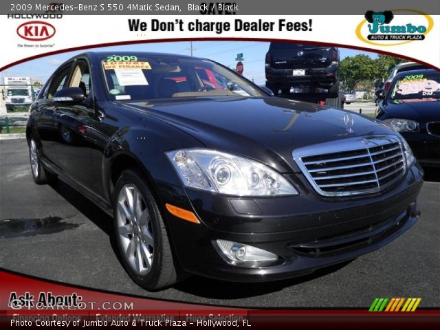 2009 Mercedes-Benz S 550 4Matic Sedan in Black