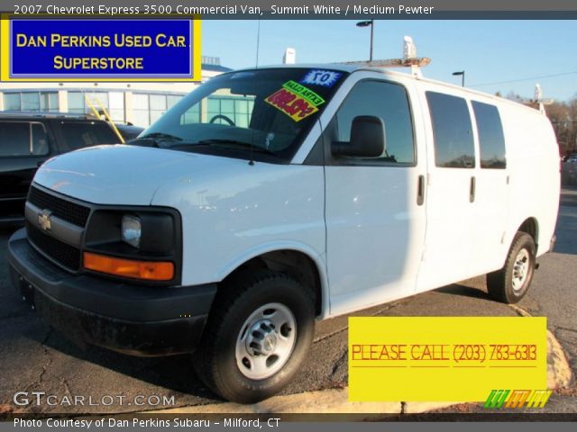 2007 Chevrolet Express 3500 Commercial Van in Summit White