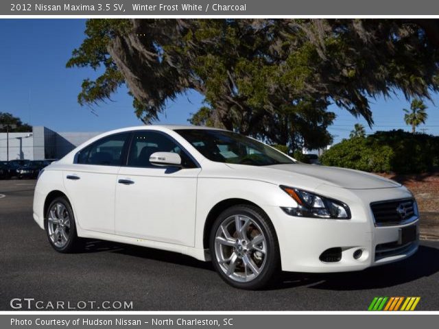 2012 Nissan Maxima 3.5 SV in Winter Frost White