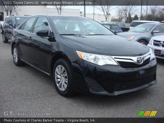 2012 Toyota Camry LE in Attitude Black Metallic