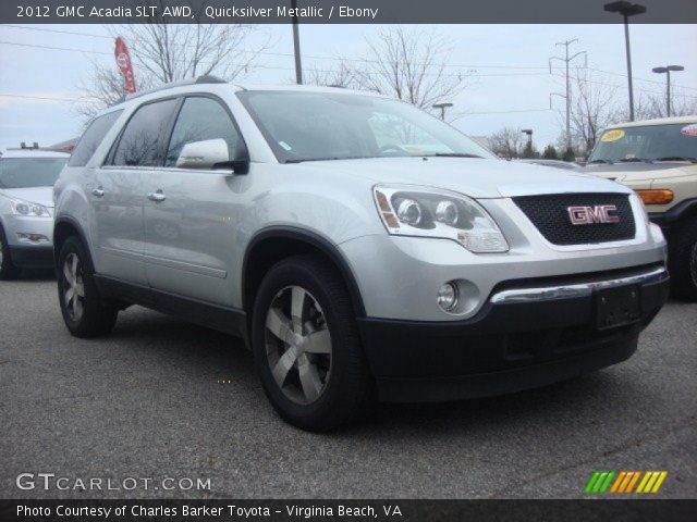 2012 GMC Acadia SLT AWD in Quicksilver Metallic