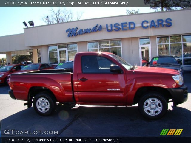 2008 Toyota Tacoma Regular Cab in Impulse Red Pearl