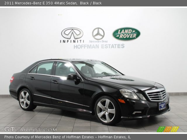 2011 Mercedes-Benz E 350 4Matic Sedan in Black