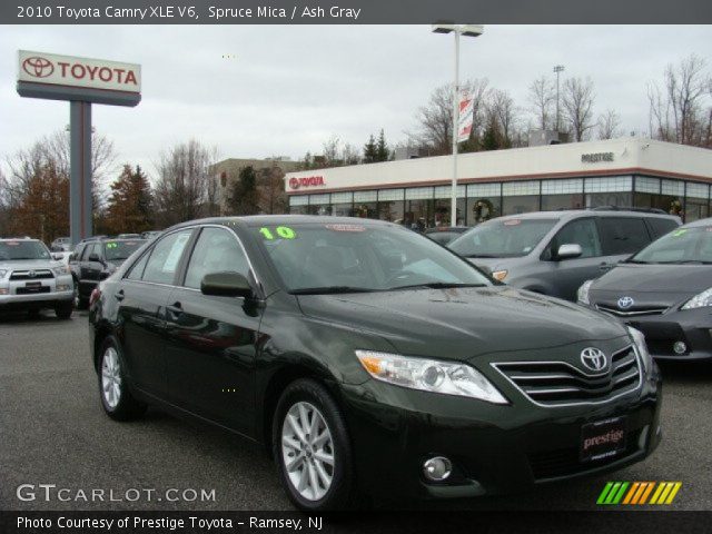 2010 Toyota Camry XLE V6 in Spruce Mica