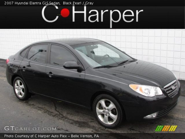 2007 Hyundai Elantra GLS Sedan in Black Pearl