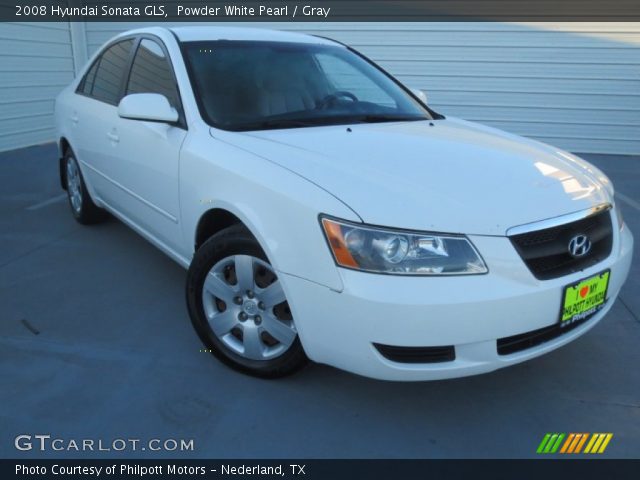 2008 Hyundai Sonata GLS in Powder White Pearl
