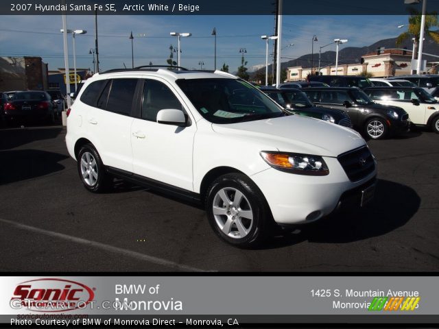 2007 Hyundai Santa Fe SE in Arctic White