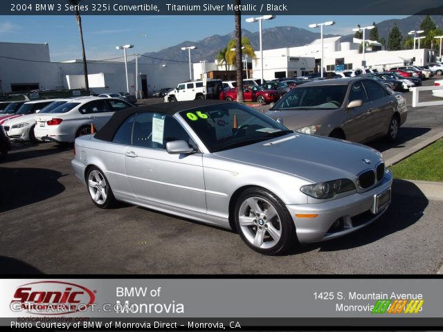 2004 BMW 3 Series 325i Convertible in Titanium Silver Metallic