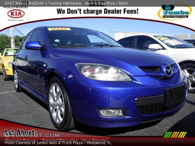 2007 Mazda MAZDA3 s Touring Hatchback in Aurora Blue Mica
