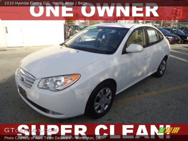 2010 Hyundai Elantra GLS in Nordic White