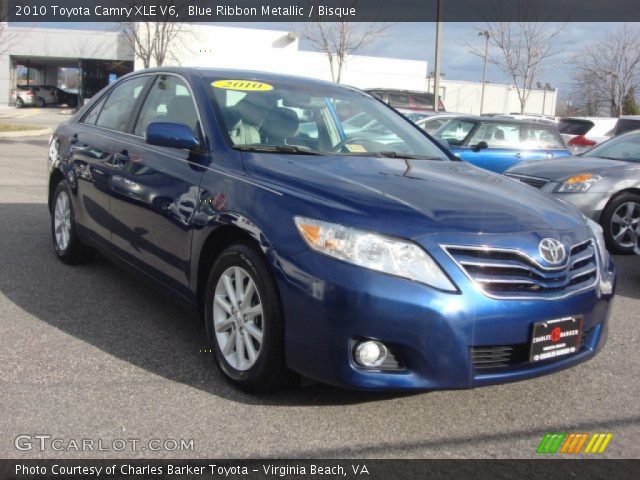 2010 Toyota Camry XLE V6 in Blue Ribbon Metallic
