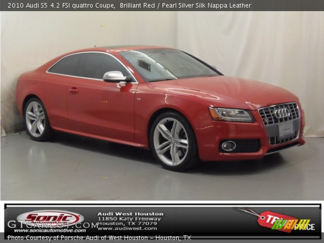 2010 Audi S5 4.2 FSI quattro Coupe in Brilliant Red