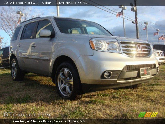 2012 Honda Pilot EX-L in Alabaster Silver Metallic