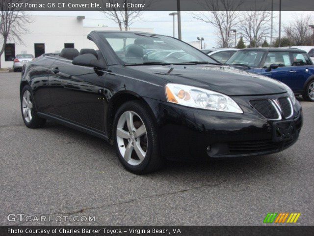 2007 Pontiac G6 GT Convertible in Black