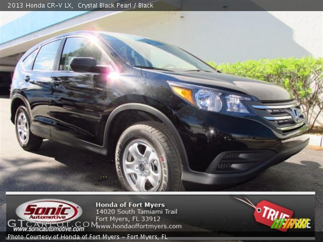 2013 Honda CR-V LX in Crystal Black Pearl