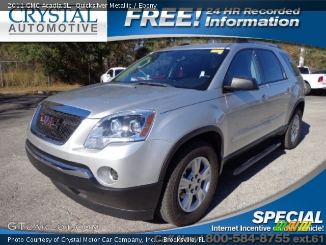 2011 GMC Acadia SL in Quicksilver Metallic
