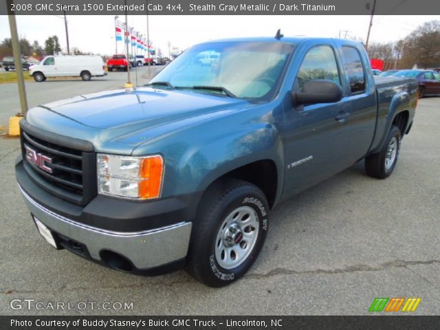 2008 GMC Sierra 1500 Extended Cab 4x4 in Stealth Gray Metallic