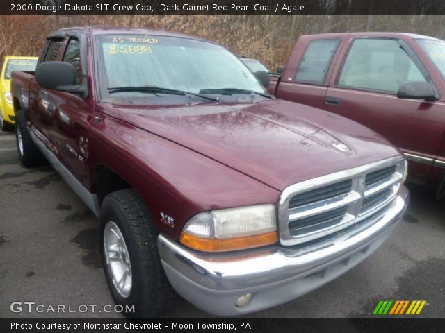 2000 Dodge Dakota SLT Crew Cab in Dark Garnet Red Pearl Coat