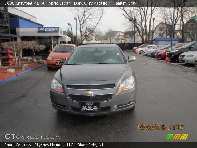 2008 Chevrolet Malibu Hybrid Sedan in Dark Gray Metallic