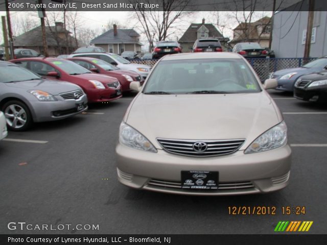 2006 Toyota Camry LE in Desert Sand Mica