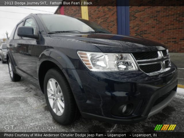 2013 Dodge Journey SXT in Fathom Blue Pearl