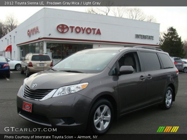 2012 Toyota Sienna LE in Predawn Gray Mica