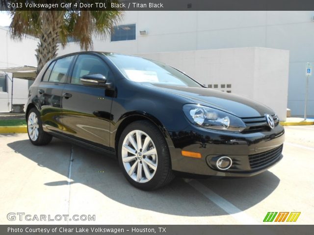 2013 Volkswagen Golf 4 Door TDI in Black