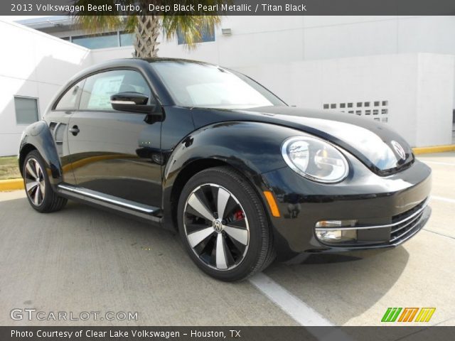 2013 Volkswagen Beetle Turbo in Deep Black Pearl Metallic