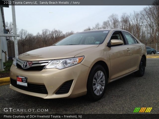 2012 Toyota Camry LE in Sandy Beach Metallic