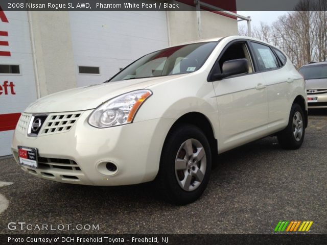 2008 Nissan Rogue SL AWD in Phantom White Pearl