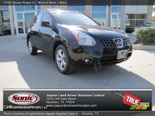2008 Nissan Rogue SL in Wicked Black